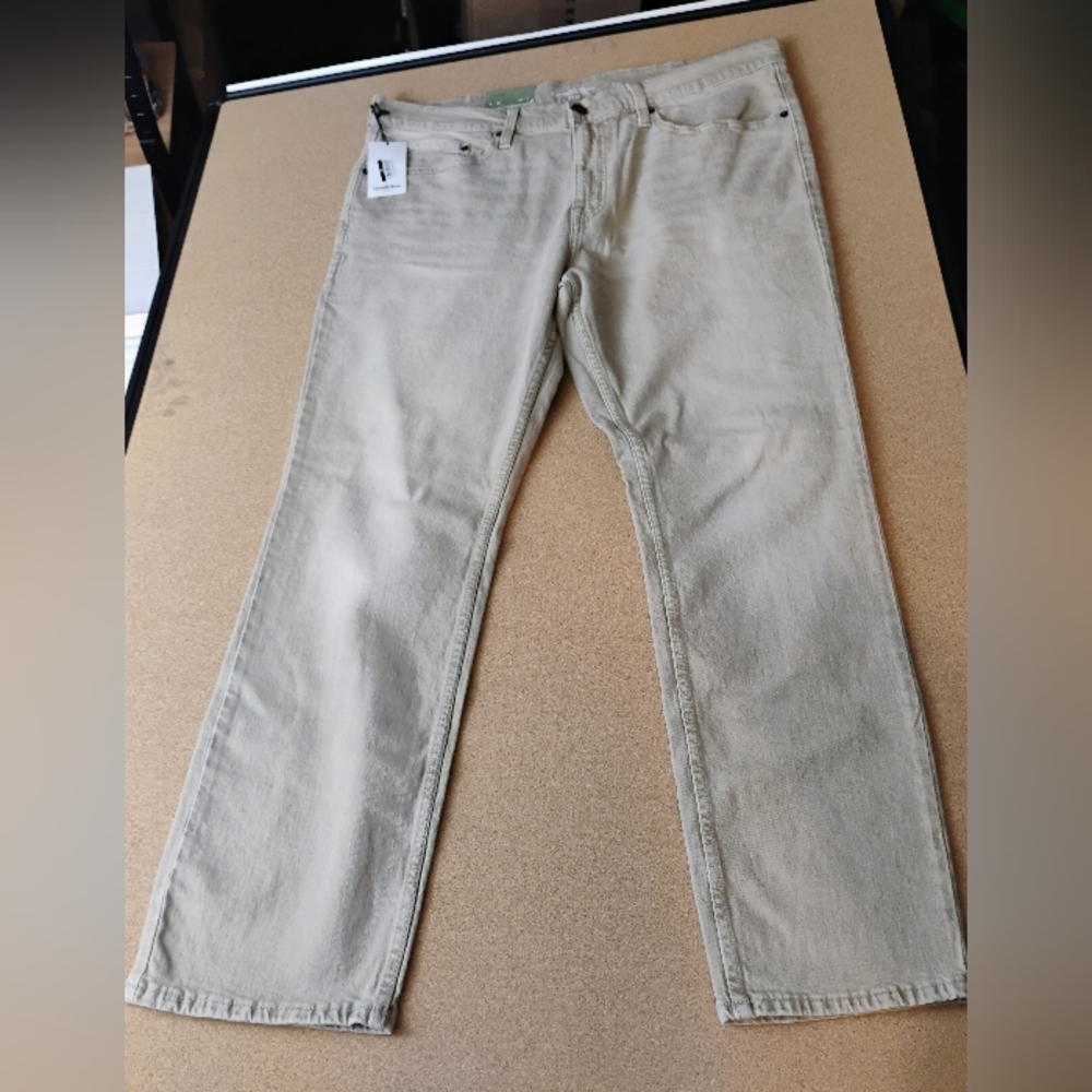 Goodfellow & Co Men's Slim Gryphon Beige Jeans Size 40x30L NWT